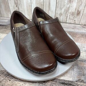 Collection By Clarks Ultimate Comfort Women’s Brown Leather Comfort Shoes 6M
